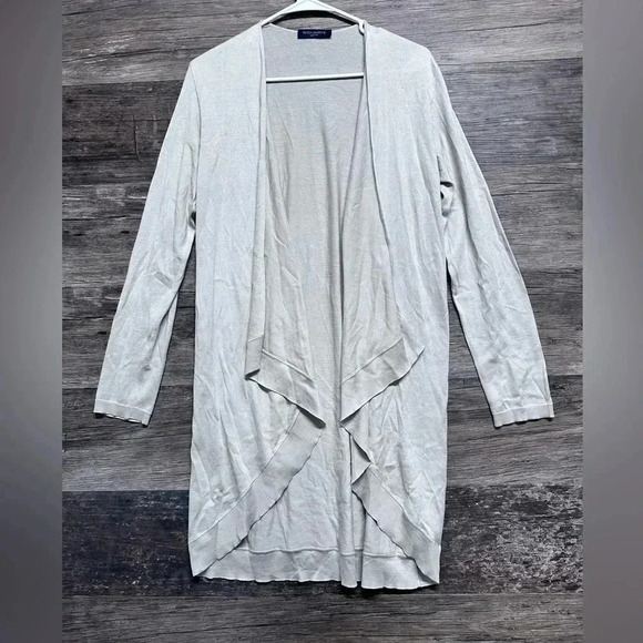 Piazza Sempione Light Cream Cardigan Made in Italy - Picture 1 of 6